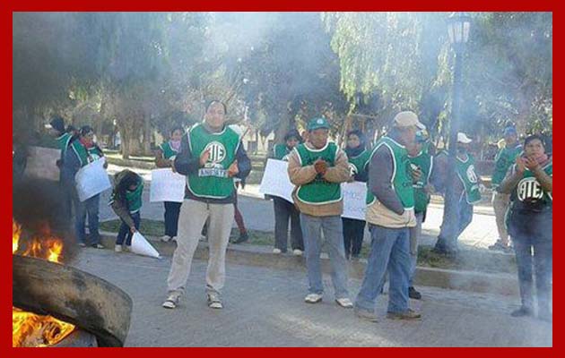 Represión de trabajadores en San Carlos