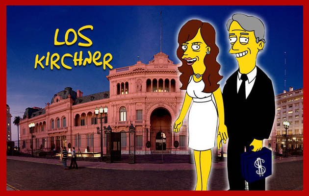 Cristina y Nestor Kirchner aparecerían en los Simpsons