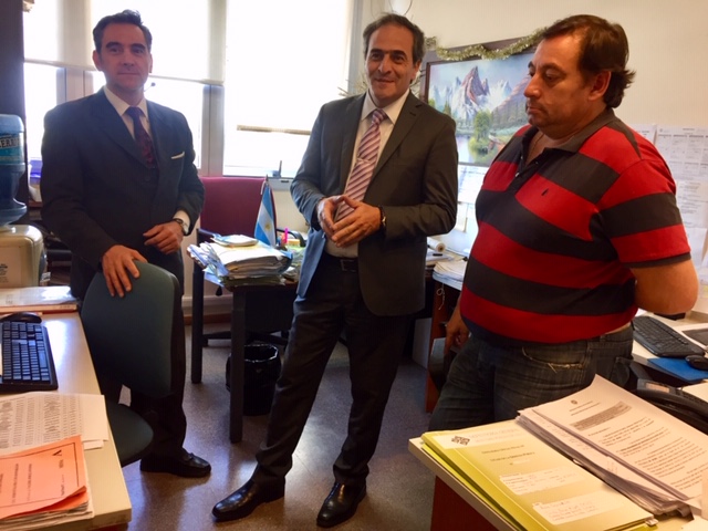 García Castiella recorrió dependencias del Ministerio Público de la Defensa