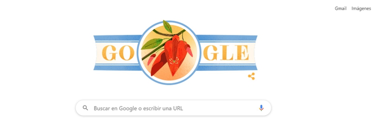 Google recuerda el Día de la Independencia con la flor del ceibo