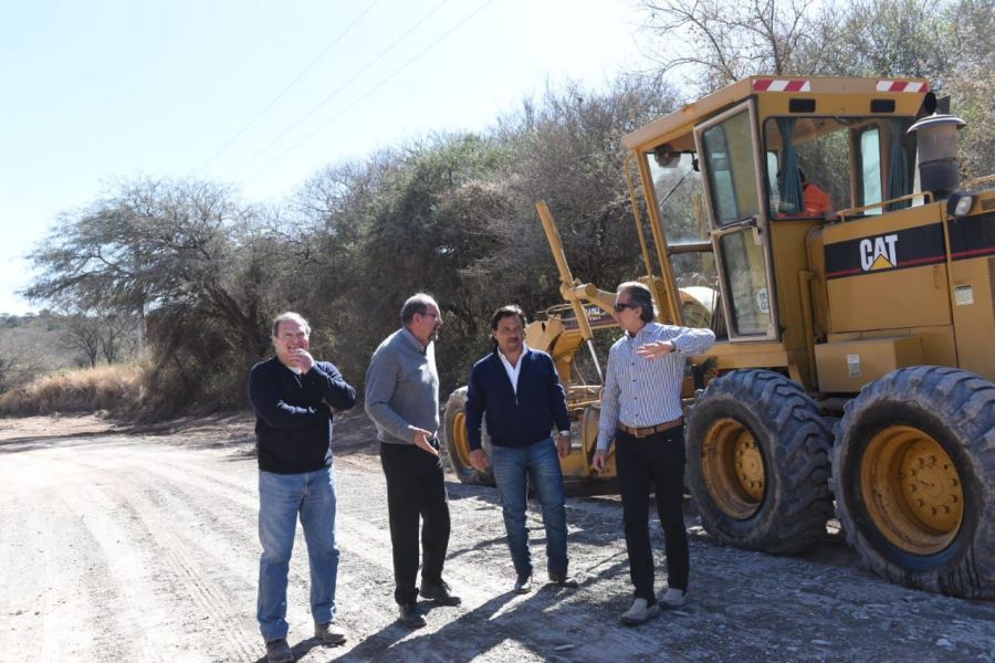 Avanza la pavimentación en Ruta Provincial 35