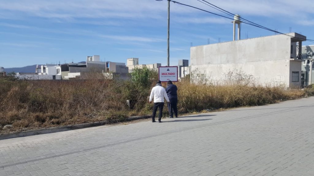 La Municipalidad notificó a más de 120 dueños de terrenos baldíos en San Luis