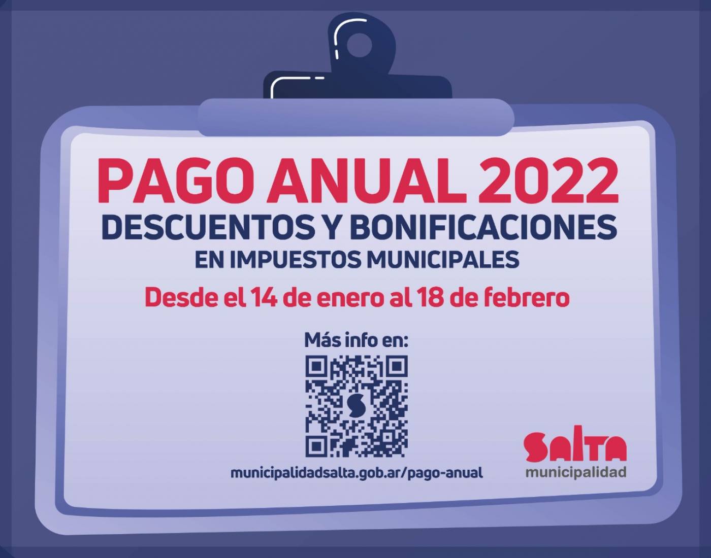 Desde este viernes entra en vigencia el Pago Anual de impuestos municipales 2022
